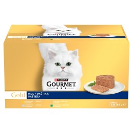PURINA Gourmet Gold Mousse - cibo umido per gatti - 48x85g