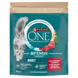 PURINA One Bifensis Adult Ricco di manzo - cibo secco per gatti - 750g