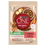 PURINA One Mini/Small Active Manzo - cibo umido per cani - 85g