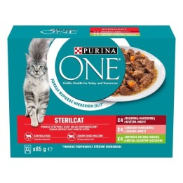 PURINA One Sterilcat mix sapori - cibo umido per gatti - 12 x 85g