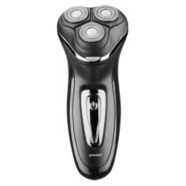 PRIME3 SRS11 Rasoio da uomo Rasoio rotante Trimmer nero argento