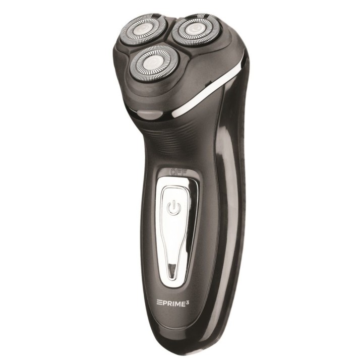 PRIME3 SRS11 Rasoio da uomo Rasoio rotante Trimmer nero argento