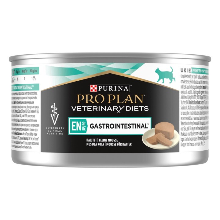 PURINA Pro Plan Veterinary Diets Feline Stox Gastrointestinal - cibo umido per gatti - 195g