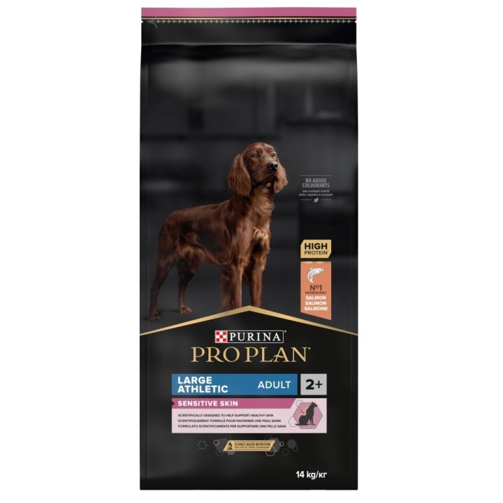 PURINA Sensitive Skin Large Athletic Adult Salmone - cibo secco per cani - 14 kg