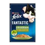Purina Felix Fantastic coniglio in gelatina - cibo umido per gatti - 85g