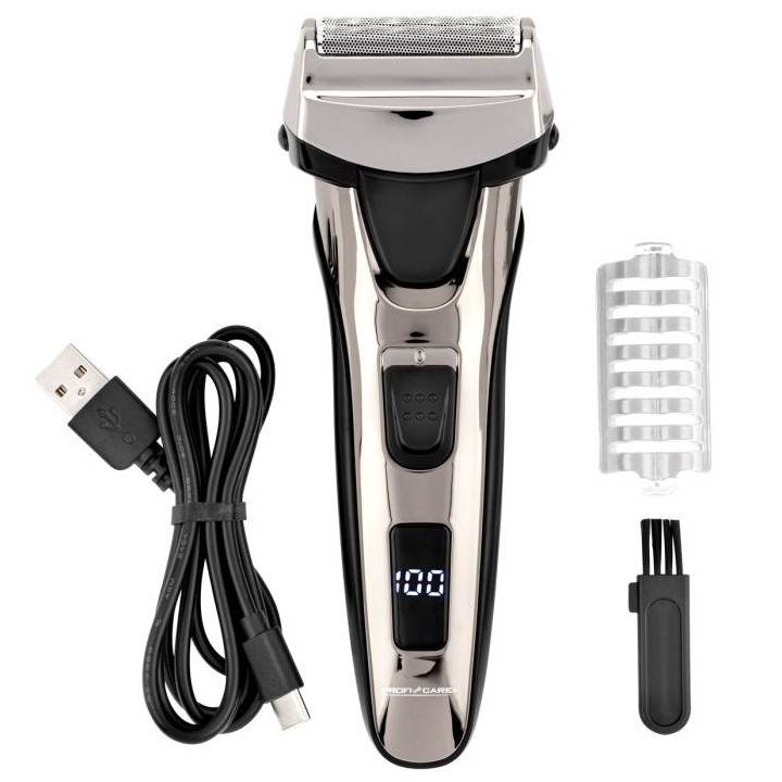 ProfiCare PC-HR 3140 Rasoio Nero Cromato