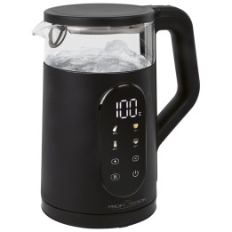 ProfiCook PC-WK 1328 bollitore elettrico 1.7 L 2200 W Nero Trasparente