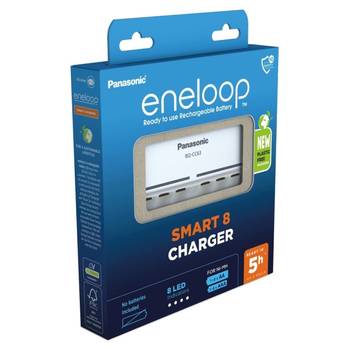 Caricabatterie PANASONIC Eneloop Smart 8 BQ-CC63 (BQ-CC63E ERP)
