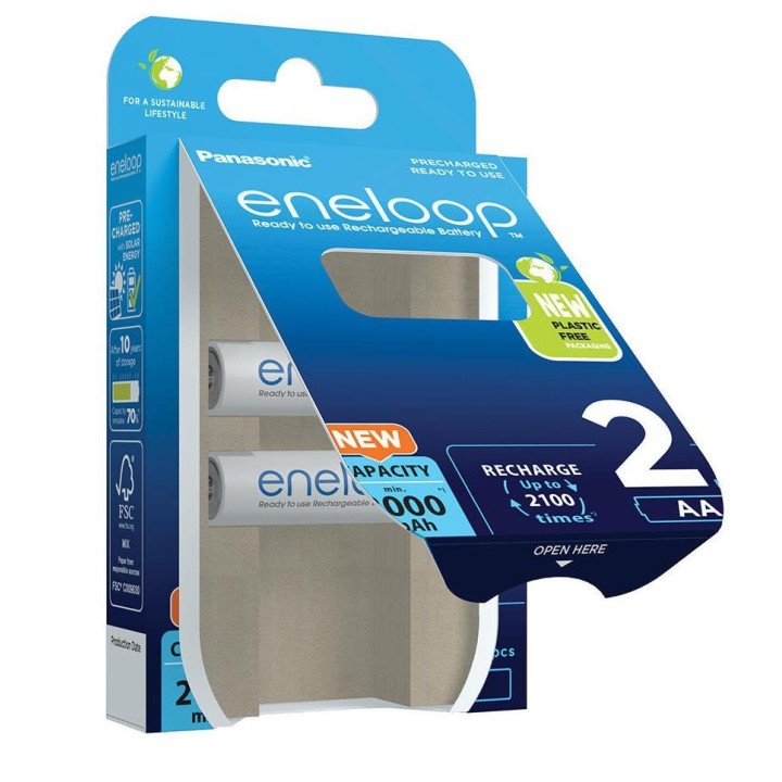 Batterie ricaricabili PANASONIC ENELOOP AA 2000 mAh 2 szt (BK-3MCDE/2CP)