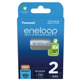 Batterie ricaricabili PANASONIC ENELOOP AAA 800 mAh 2 szt (BK-4MCDE/2CP)
