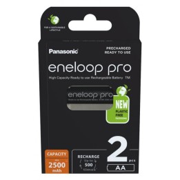 Batterie ricaricabili PANASONIC ENELOOP PRO AA 2500 mAh 2 szt (BK-3HCDE/2CP)