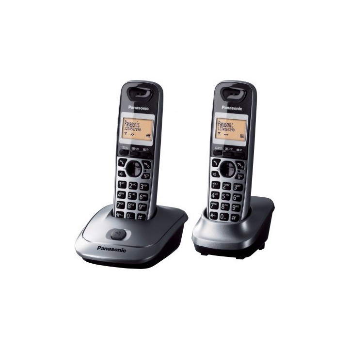 Panasonic KX-TG2512 DECT Telefono Grigio Caller ID