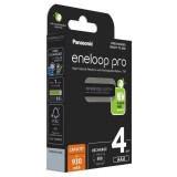 Batterie ricaricabili PANASONIC ENELOOP PRO AAA 930 mAh 4 szt (BK-4HCDE/4CP)