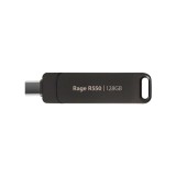Chiavetta PATRIOT Rage R550 128GB 100 MB/S USB A+C design girevole (PE128GR550DSAD) nero