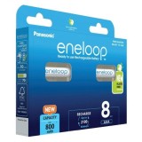 Batterie ricaricabili PANASONIC ENELOOP AAA 800 mAh 8 szt (BK-4MCDE/8HH)