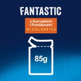 Felix Fantastic Pollo Pomodoro - Cibo Umido per Gatti - 85 g