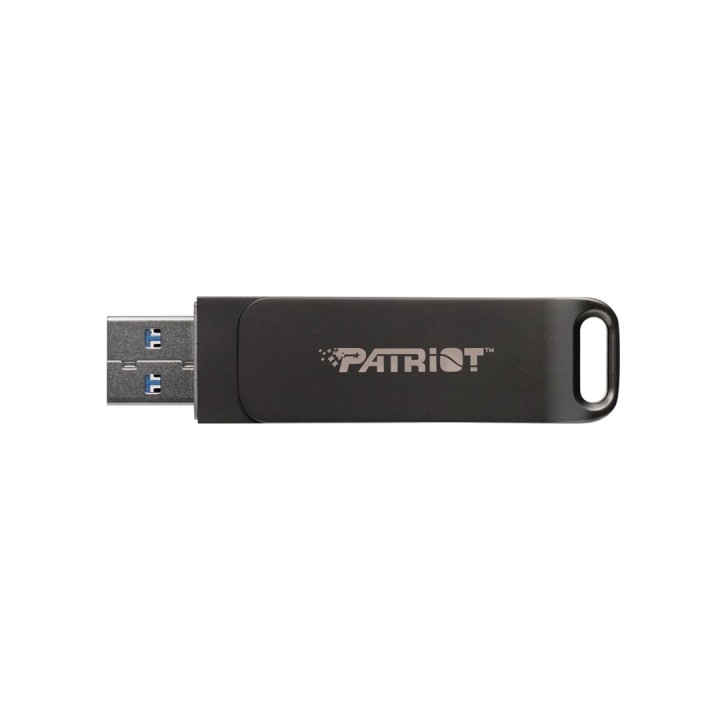 Chiavetta PATRIOT Rage R550 512GB 100 MB/S USB A+C design girevole (PE512GR550DSAD) nero