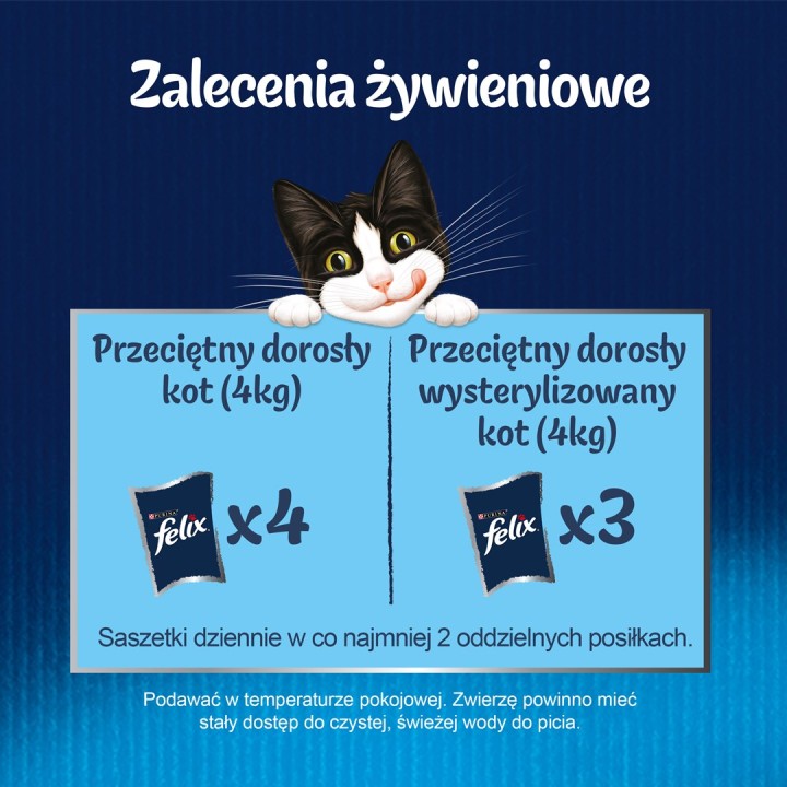 Felix Fantastic Pollo Pomodoro - Cibo Umido per Gatti - 85 g