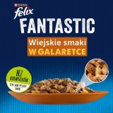 Felix Fantastic coniglio agnello - cibo umido per gatti 340 g (4x 85 g)