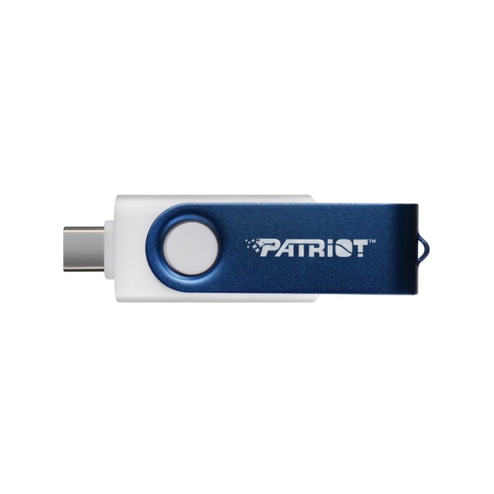 Patriot Memory 64GB Xporter X550 USB chiavetta flash doppia USB A+C (PS64GX550AAD) bianco blu