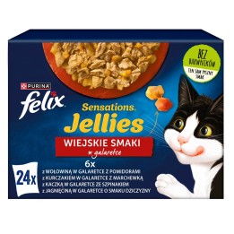 Felix Sensations gusti campagna in gelatina 24 x 85 g