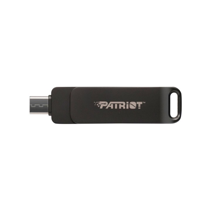 Chiavetta PATRIOT Rage R550 1TB 100 MB/S USB A+C design girevole (PE1TR550DSAD) nero