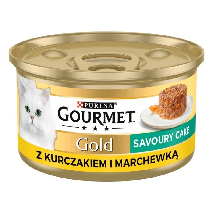 GOURMET GOLD - Tortino salato con pollo e carota 85g