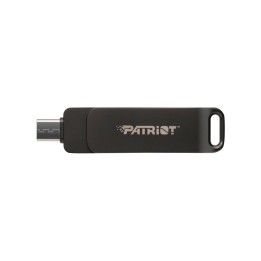 Chiavetta PATRIOT Rage R550 64GB 100 MB/S USB A+C design girevole (PE64GR550DSAD) nero