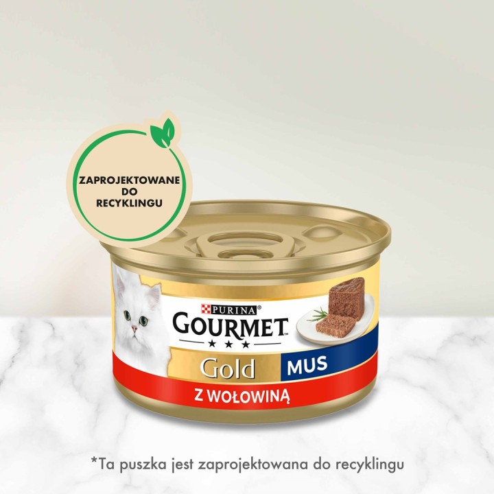GOURMET Gold Manzo - cibo umido per gatti - 85g