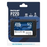 Patriot Memory P220 512GB 2.5 seriale ATA III