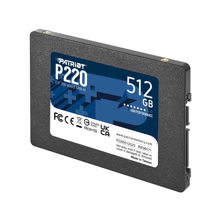 Patriot Memory P220 512GB 2.5 seriale ATA III