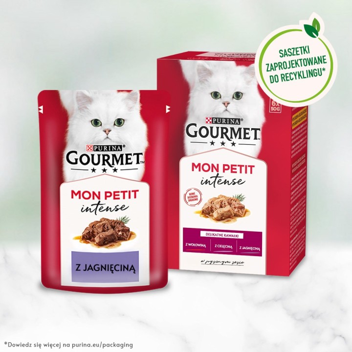 GOURMET Mon Petit Meat Mix - cibo umido per gatti - 6 x 50 g