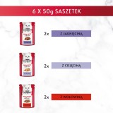 GOURMET Mon Petit Meat Mix - cibo umido per gatti - 6 x 50 g