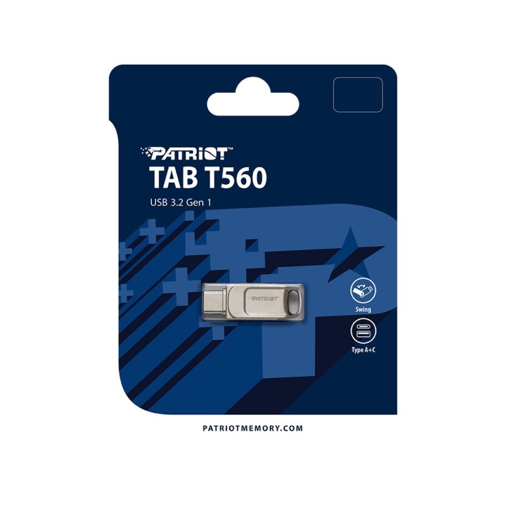 Patriot FLASHDRIVE Tab T560 256GB Doppia USB 120MBs