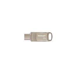 Patriot Memory Tab T560 64GB USB chiavetta flash doppia USB 120MB/s (PS64GT560DS5D) argento