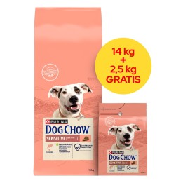 PURINA Dog Chow Sensitive Salmone - cibo secco per cani - 14 + 2 5kg