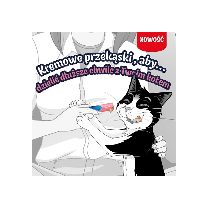 PURINA Felix Deli Moments Salmone - snack per gatti - 4x10g