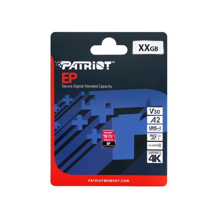 Patriot Memory EP A2 scheda di memoria 512 GB MicroSDXC V30 U3 Classe 10 (PEF512GEP32MCX)