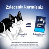 PURINA Felix Original Soup Time Box Pesce - cibo umido per gatti - 6x48g