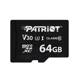 Patriot VX Serie 64GB MicroSDXC V30 Classe 10 UHS-I U3 4K UHD scheda di memoria PSF64GVX31MCX