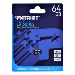 Patriot Memory PSF64GMDC10 scheda di memoria 64 GB MicroSDXC UHS-I Class 10