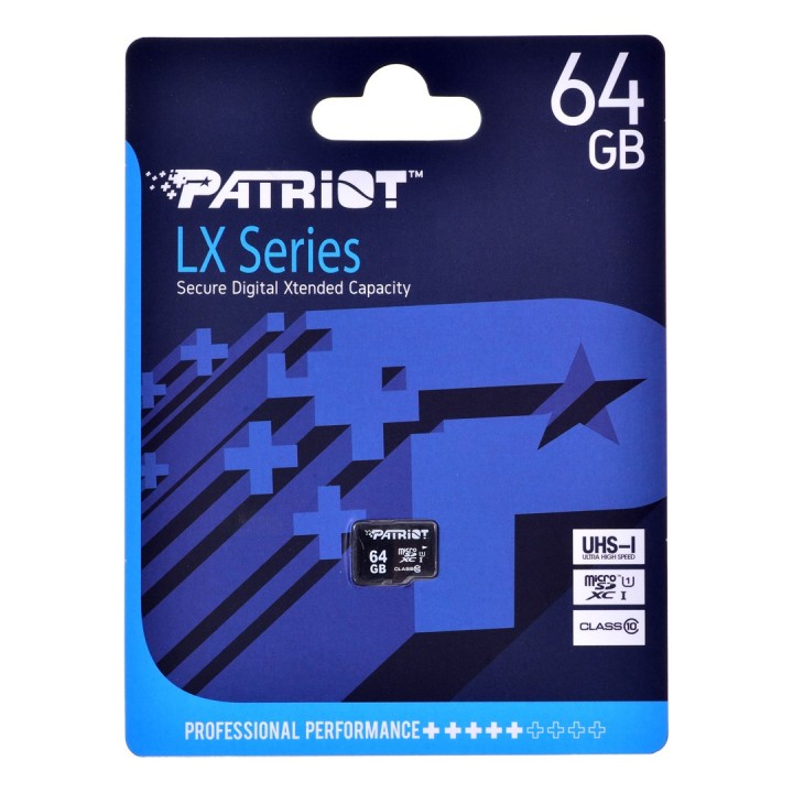 Patriot Memory PSF64GMDC10 scheda di memoria 64 GB MicroSDXC UHS-I Class 10