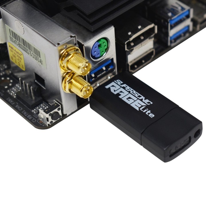 Patriot Memory Supersonic Rage Lite USB pen drive 32 GB USB Type-A 3.2 Gen 1 (3.1 Gen 1) nero blu