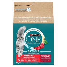 PURINA One Bifensis Sterilcat ricco di manzo - cibo secco per gatti - 2 8kg