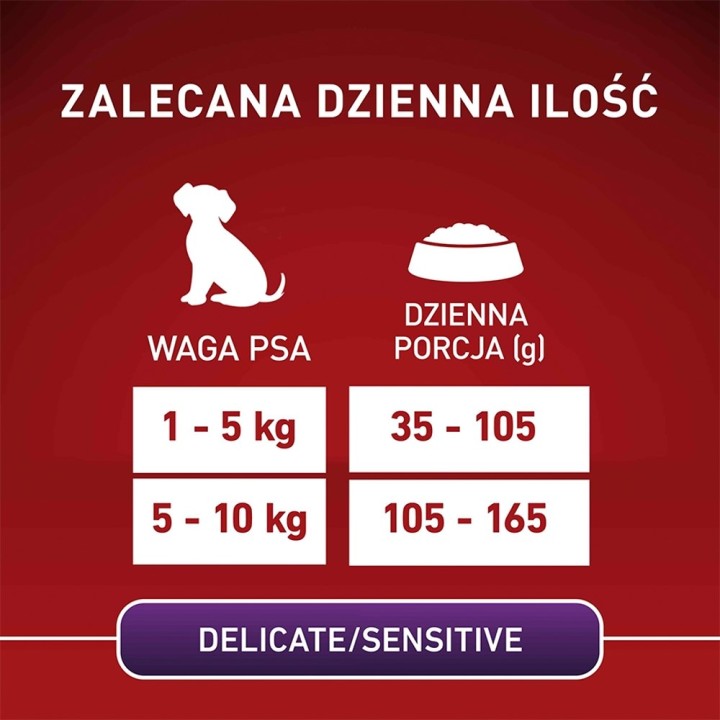 PURINA One Mini/Small Sensitive Salmone riso - cibo secco per cani - 800 g