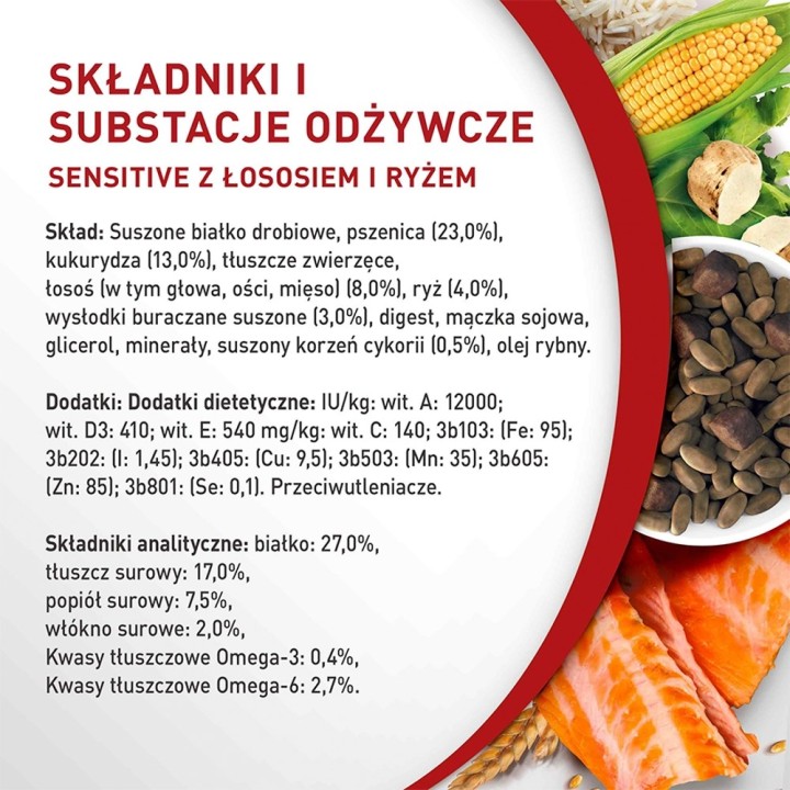 PURINA One Mini/Small Sensitive Salmone riso - cibo secco per cani - 800 g
