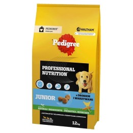 PEDIGREE Nutrizione professionale Junior con pollame e verdure razze medie e grandi - cibo secco per cani - 12 kg