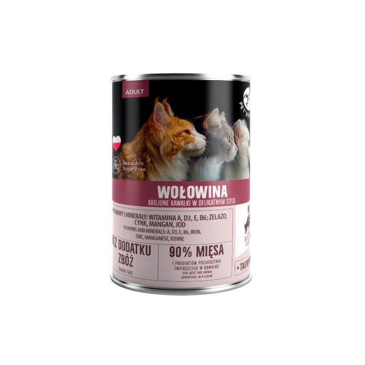 PET REPUBLIC Adult Manzo - cibo umido per gatti - 400g
