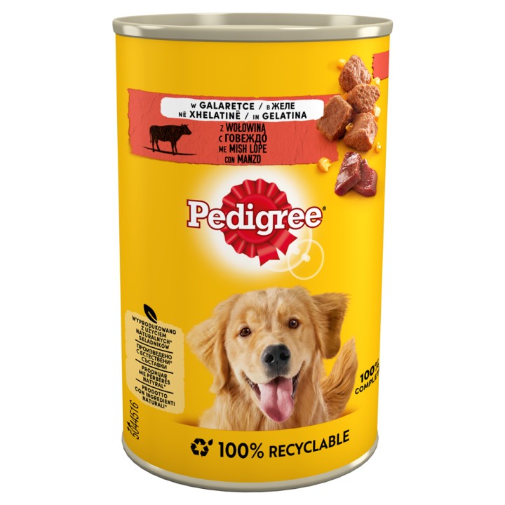 Pedigree manzo in gelatina 400g