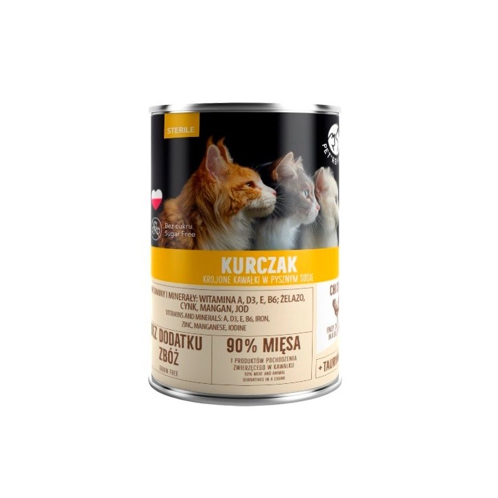 PET REPUBLIC Sterile Pollo - cibo umido per gatti - 400g